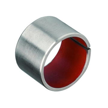 Ocean Industry Self Lubrication  Red PTFE Stainless Steel Sleeve Bushing Bearing